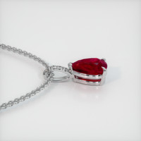 2.07 Ct. Ruby Pendant, Platinum 950 3