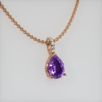 1.50 Ct. Gemstone Pendant, 14K Rose Gold 2