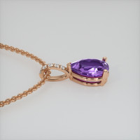 1.50 Ct. Gemstone Pendant, 14K Rose Gold 3