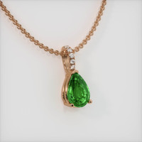 1.70 Ct. Gemstone Pendant, 14K Rose Gold 2