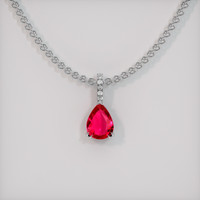 Ruby Pendant 1.19 Ct., 14K White Gold Preview