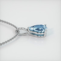 1.49 Ct. Gemstone Pendant, 18K White Gold 3