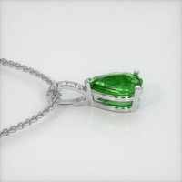 1.70 Ct. Gemstone Pendant, 18K White Gold 3