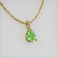 1.08 Ct. Gemstone Pendant, 14K Yellow Gold 2