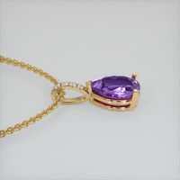 1.50 Ct. Gemstone Pendant, 14K Yellow Gold 3