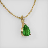 1.70 Ct. Gemstone Pendant, 14K Yellow Gold 2