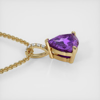 2.61 Ct. Gemstone Pendant, 14K Yellow Gold 3