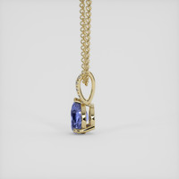 1.62 Ct. Blue Sapphire Pendant, 14K Yellow Gold 3
