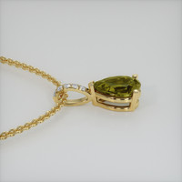 1.64 Ct. Gemstone Pendant, 18K Yellow Gold 3