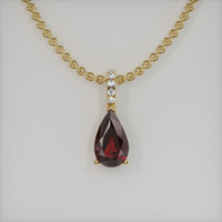 2.18 Ct. Gemstone Pendant, 18K Yellow Gold 1