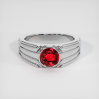 1.32 Ct. Ruby Ring, Platinum 950 1