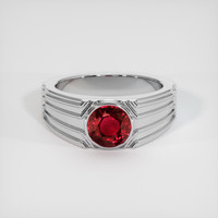 1.88 Ct. Ruby Ring, Platinum 950 1