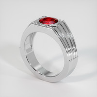 1.33 Ct. Ruby Ring, Platinum 950 2