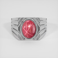 4.32 Ct. Ruby Ring, Platinum 950 1