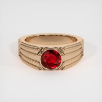 1.54 Ct. Ruby Ring, 14K Rose Gold 1