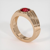 1.54 Ct. Ruby Ring, 14K Rose Gold 2