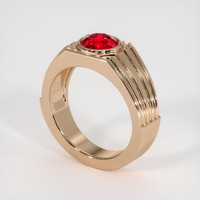 1.32 Ct. Ruby Ring, 14K Rose Gold 2