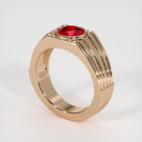 1.30 Ct. Ruby Ring, 14K Rose Gold 2