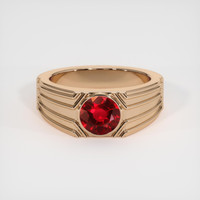 1.33 Ct. Ruby Ring, 14K Rose Gold 1