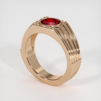 1.33 Ct. Ruby Ring, 14K Rose Gold 3