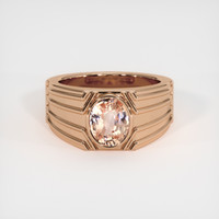 2.12 Ct. Sapphire Ring, 18K Rose Gold 1