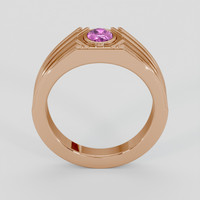 0.53 Ct. Purple Sapphire Ring, 18K Rose Gold 3