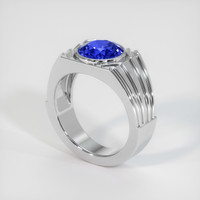 2.65 Ct. Sapphire Ring, 14K White Gold 2