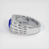 2.65 Ct. Sapphire Ring, 14K White Gold 4