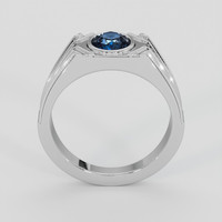 1.42 Ct. Blue Cobalt Spinel Ring, 14K White Gold 3