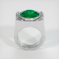 6.69 Ct. Emerald Ring, 18K White Gold 3