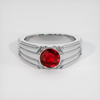 1.54 Ct. Ruby Ring, 18K White Gold 1