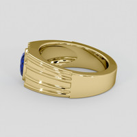 1.75 Ct. Blue Sapphire Ring, 10K Yellow Gold 4