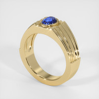 1.76 Ct. Blue Sapphire Ring, 10K Yellow Gold 2