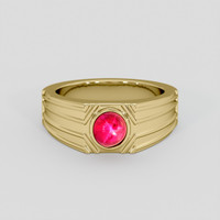 1.34 Ct. Ruby Ring, 10K Yellow Gold 1