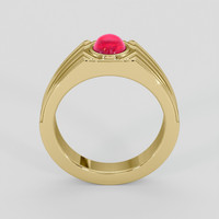 1.34 Ct. Ruby Ring, 10K Yellow Gold 3