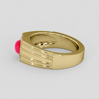 1.34 Ct. Ruby Ring, 10K Yellow Gold 4