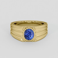 1.75 Ct. Blue Sapphire Ring, 14K Yellow Gold 1