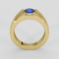 1.75 Ct. Blue Sapphire Ring, 14K Yellow Gold 3