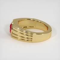 1.32 Ct. Ruby Ring, 14K Yellow Gold 4