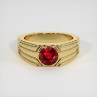 1.33 Ct. Ruby Ring, 14K Yellow Gold 1