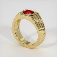 1.33 Ct. Ruby Ring, 14K Yellow Gold 2