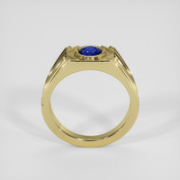 0.63 Ct. Blue Sapphire Ring, 14K Yellow Gold 3