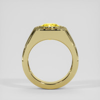 4.26 Ct. Yellow Sapphire Ring, 14K Yellow Gold 3
