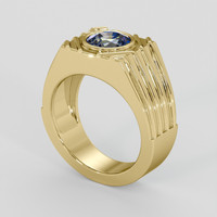 1.17 Ct. Bi Color Sapphire Ring, 14K Yellow Gold 2