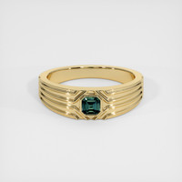 0.41 Ct. Sapphire Ring, 14K Yellow Gold 1