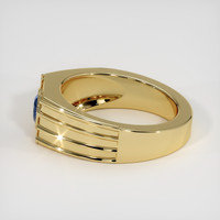 0.94 Ct. Sapphire Ring, 18K Yellow Gold 4