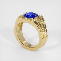2.65 Ct. Sapphire Ring, 18K Yellow Gold 2