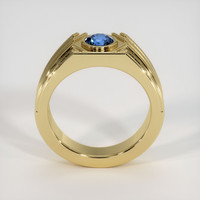 1.20 Ct. Blue Sapphire Ring, 18K Yellow Gold 3