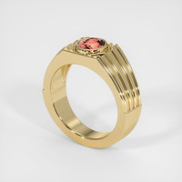 1.12 Ct. Sapphire Ring, 18K Yellow Gold 2