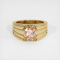 2.12 Ct. Sapphire Ring, 18K Yellow Gold 1